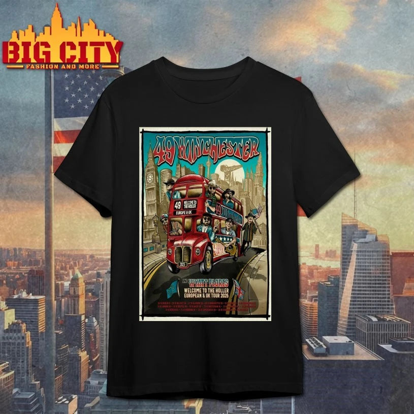 49 Winchesters And Wyatt Flores Welcome To The Holler EU And UK Tour 2025 Poster Shirt