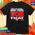 49Ers 2025 NFC West Champions Been There Won That Shirt