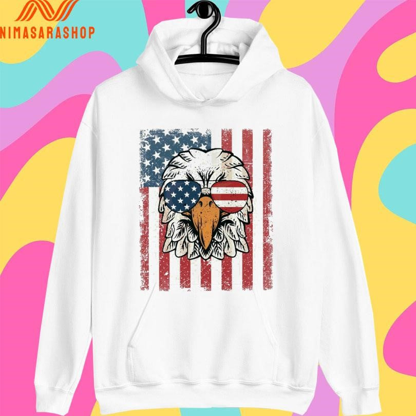 4th Of July American Eagle With Flag Shirts