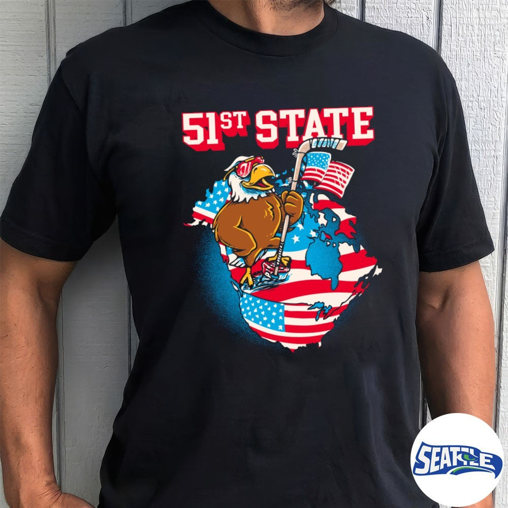 51st State USA Hockey Milano Cortina 2026 Olympics Mascot shirt