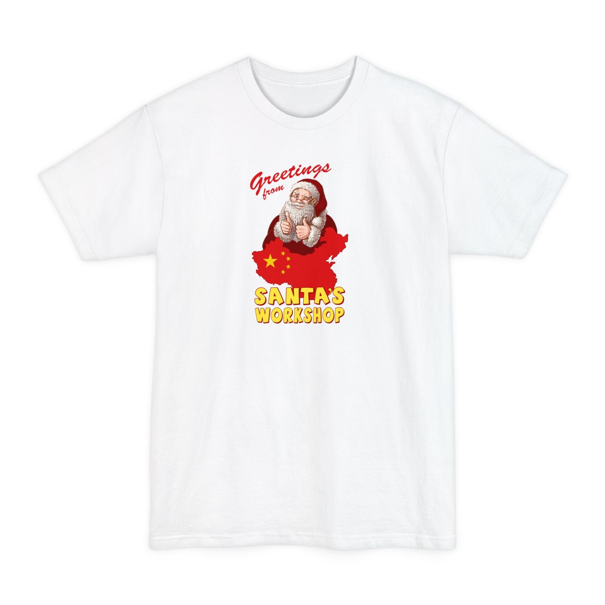 Greetings From Santa's Workshop (China) - Men's Tall T-Shirt