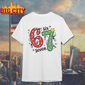 67 Christmas 6 7 Six Seven Meme 6 7 light christmas shirt