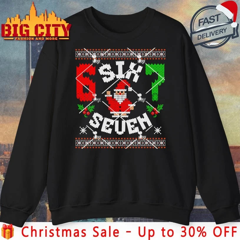 67 Meme Six Seven Ugly Christmas shirt