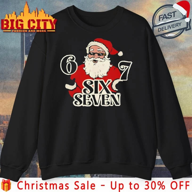67 Six Seven Christmas Santa Claus shirt