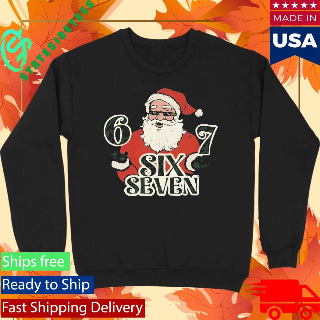 67 Six Seven Christmas Santa Shirt