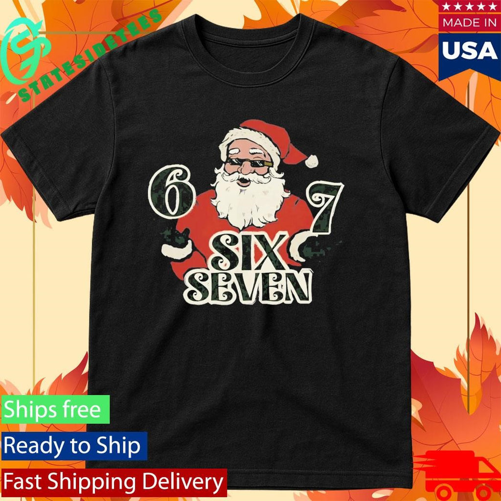 67 Six Seven Christmas Santa Shirt