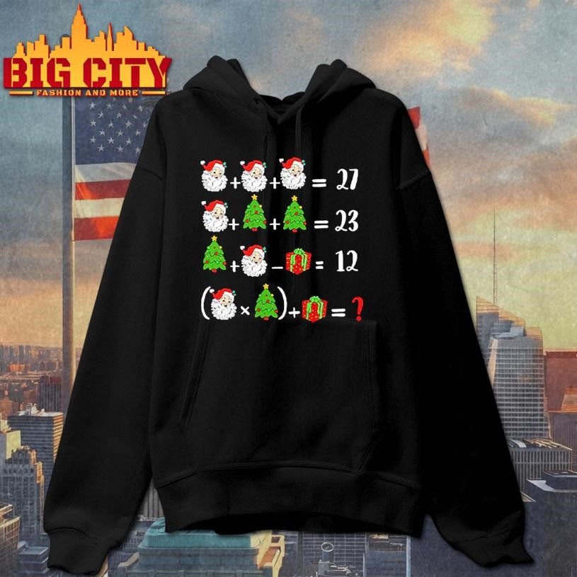67 Six Seven Santa Tree Math Teacher Christmas Shirt