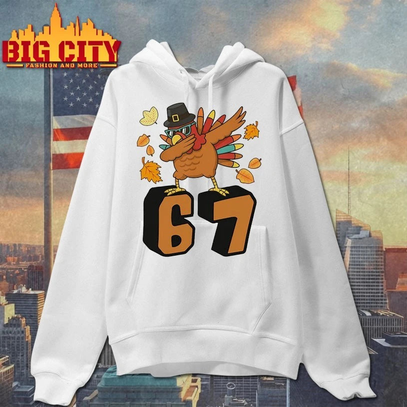 67 Thankgiving Day Turkey Dabbing Chicken Teacher shirt
