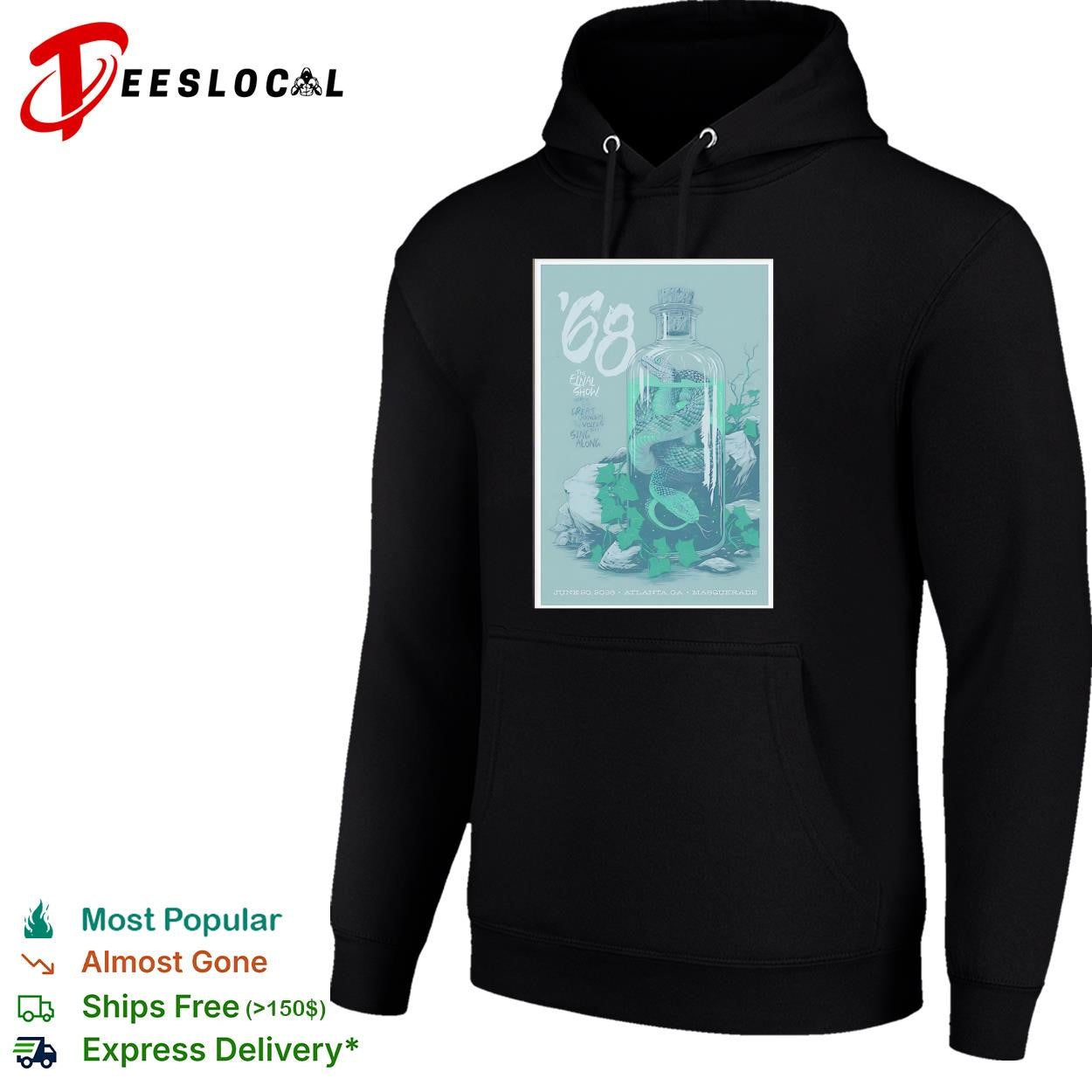 68 band snake in jar poster shirt