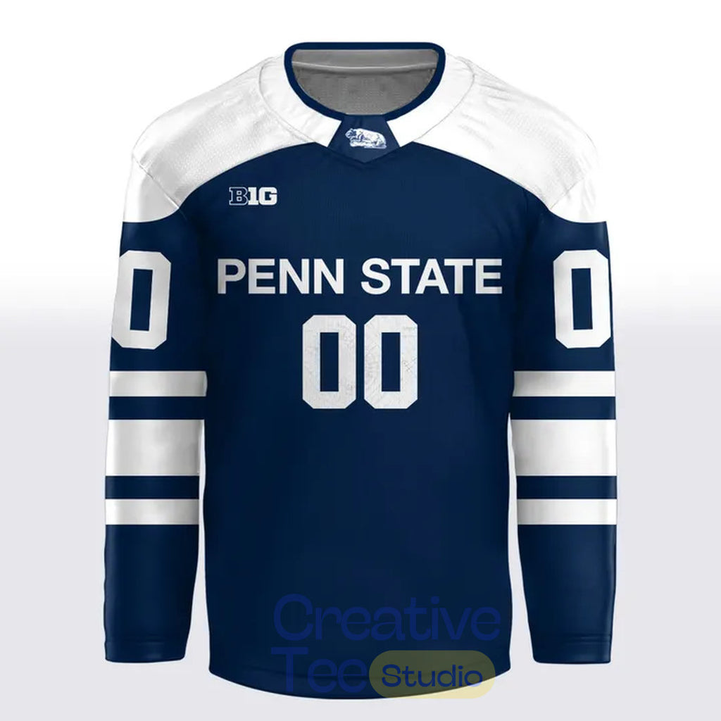Penn State Nittany Lions 2026 Beaver Stadium Game Custom Hockey Jersey