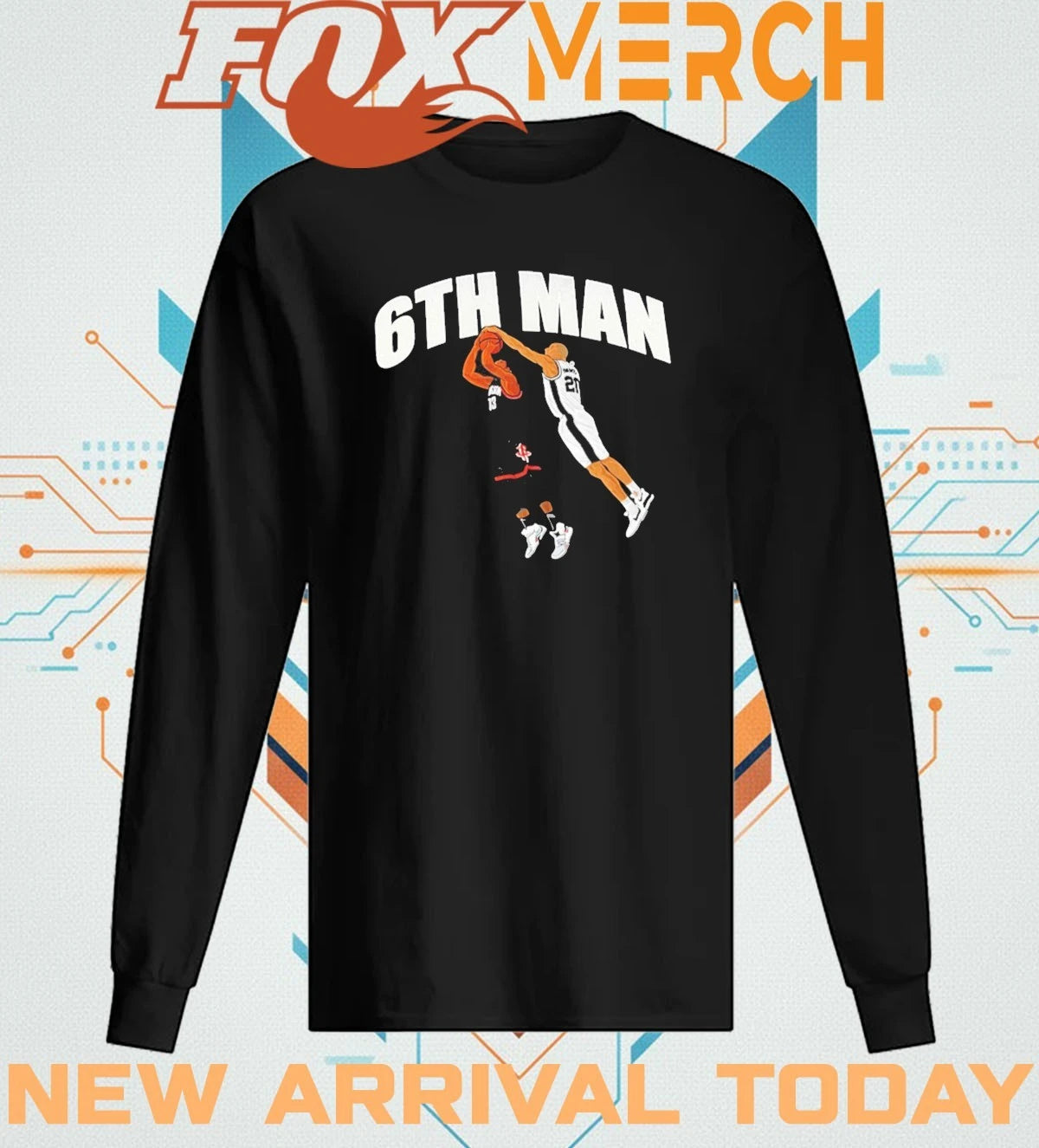 6th Man Harden and Ginobili t-shirt