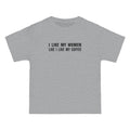 I Like My Women Like I Like My Coffee - Ground Up And In The Freezer - Men's Heavyweight T-Shirt