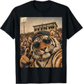 Tiger Student Selfie Vintage Game Day Mascot Unisex T-shirt, Sweatshirt, Hoodie (1)