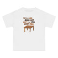 Here's A Table Jesus Made Before That Whole Savior - Men's Heavyweight T-Shirt