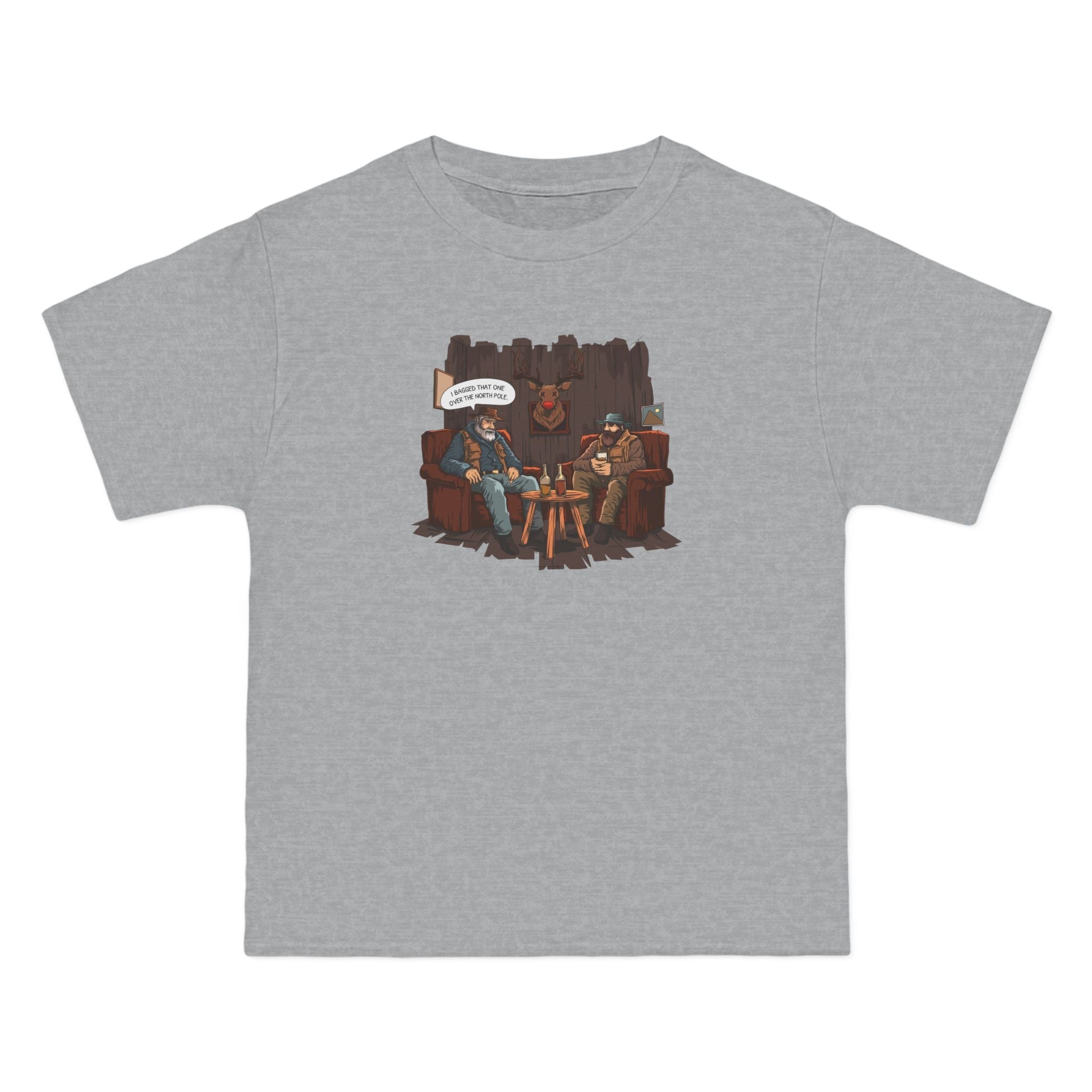 Hunters Kill (Taxidermy Rudolph) - Men's Heavyweight T-Shirt