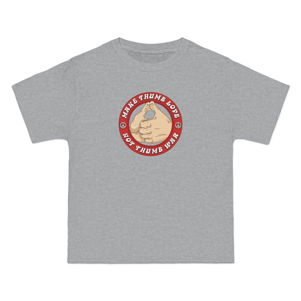 Make Thumb Love - Not Thumb War - Men's Heavyweight T-Shirt