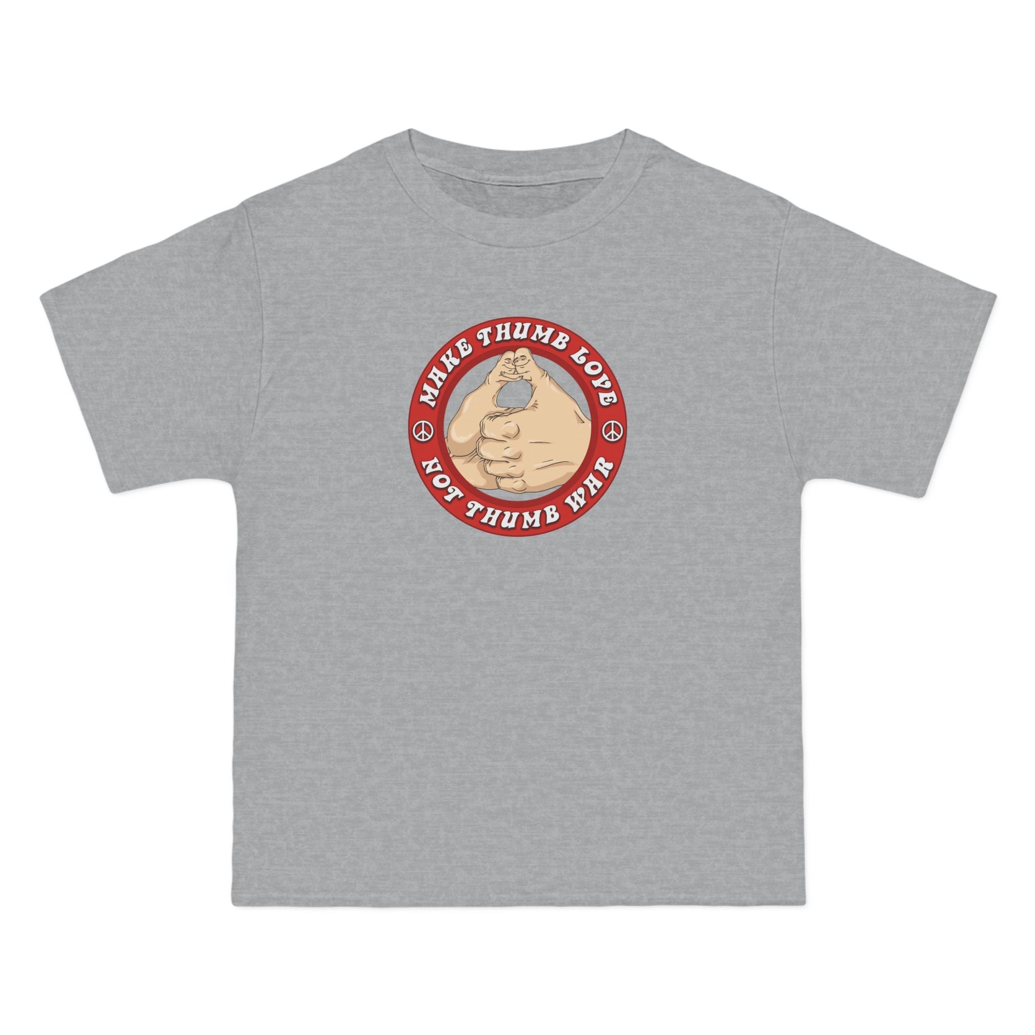 Make Thumb Love - Not Thumb War - Men's Heavyweight T-Shirt