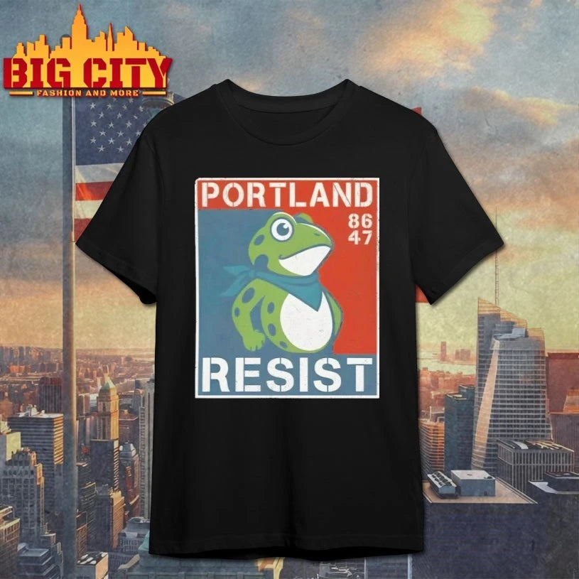8647 Resist Portland Frog Shirt