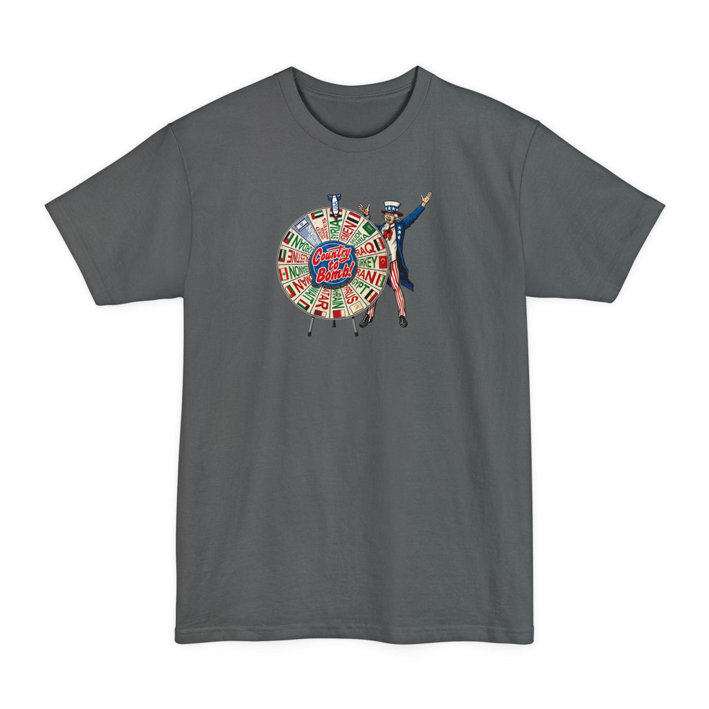 Middle East Country To Bomb Wheel (Syria) - Men's Tall T-Shirt