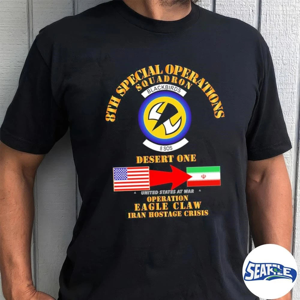 8th Special Operations Squadron Blackbirds Operation Eagle Claw Iran Hostage Crisis 2026 shirt