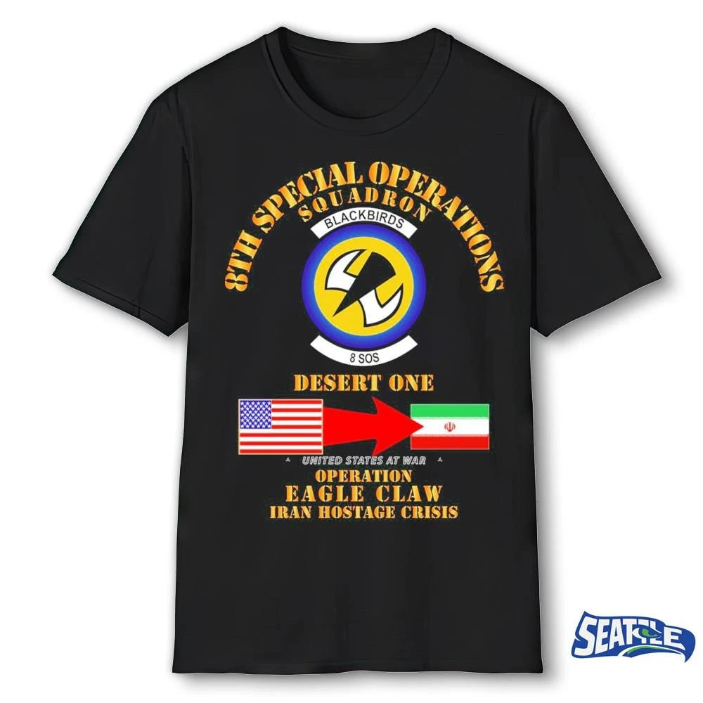 8th Special Operations Squadron Blackbirds Operation Eagle Claw Iran Hostage Crisis 2026 shirt