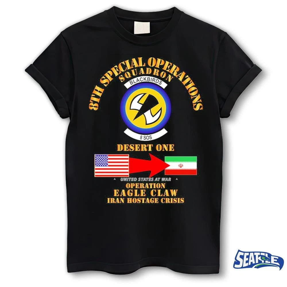 8th Special Operations Squadron Blackbirds Operation Eagle Claw Iran Hostage Crisis 2026 shirt