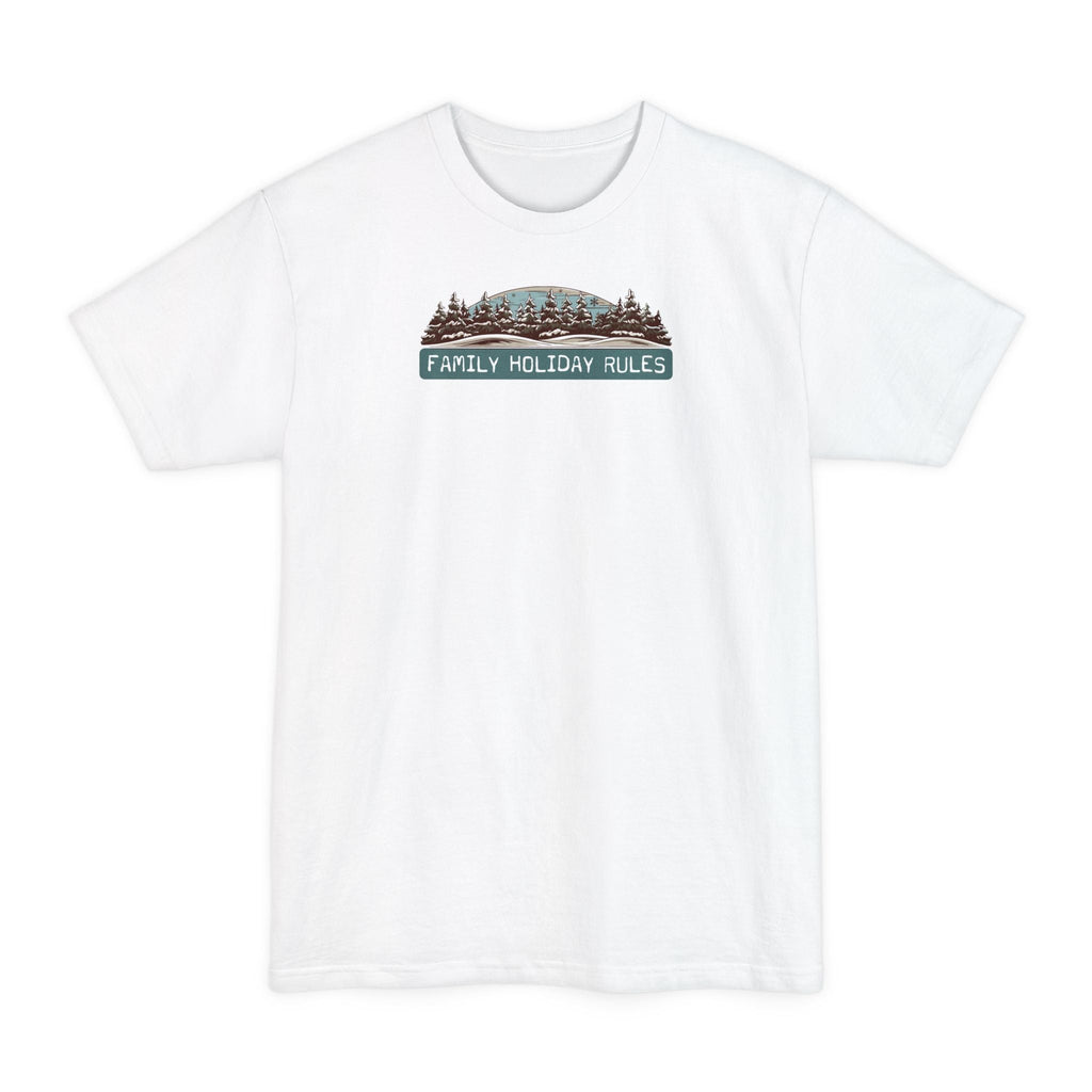 Family Holiday Rules - Men's Tall T-Shirt