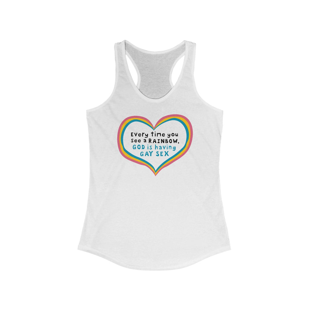 Every Time You See A Rainbow - Women's Racerback Tank