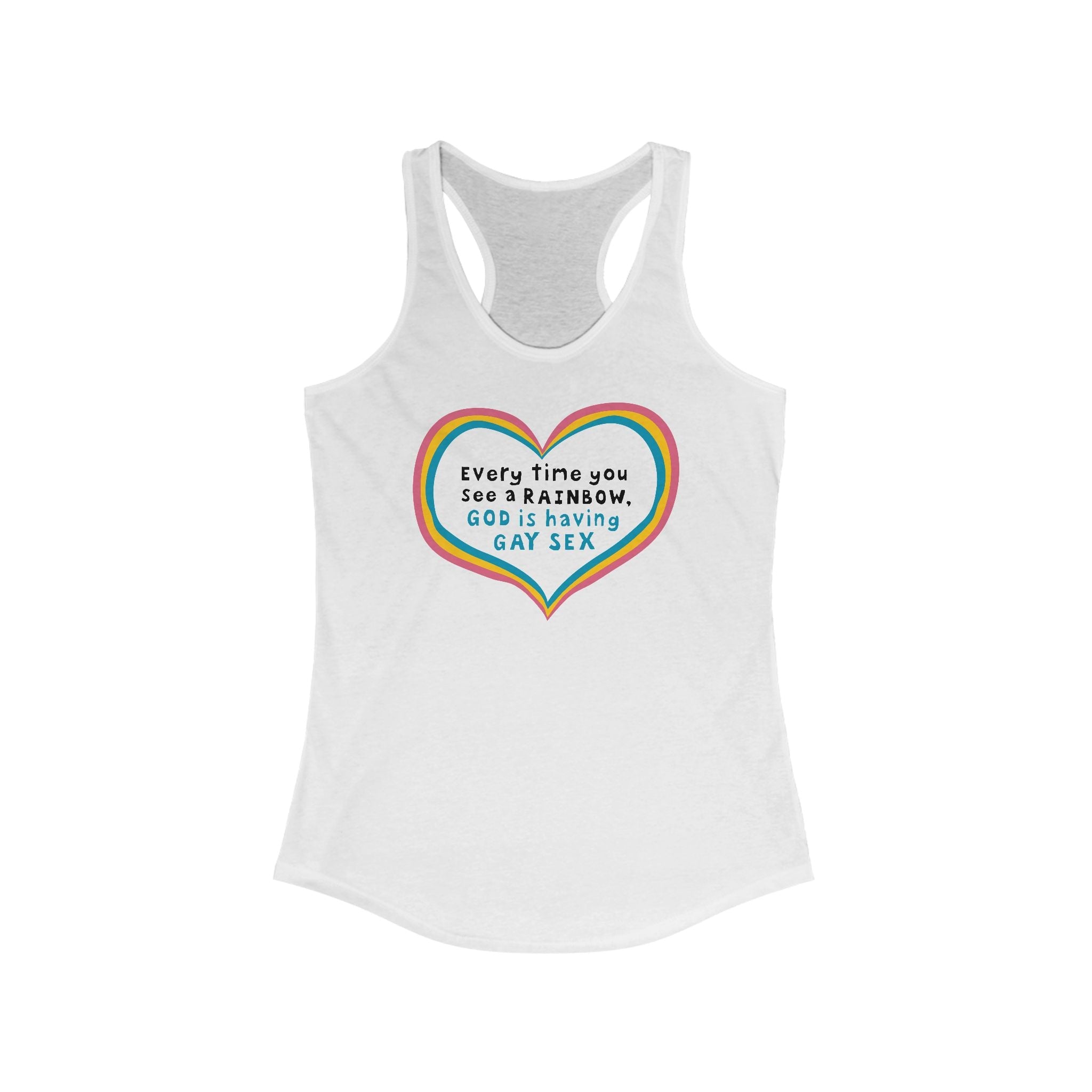 Every Time You See A Rainbow - Women's Racerback Tank