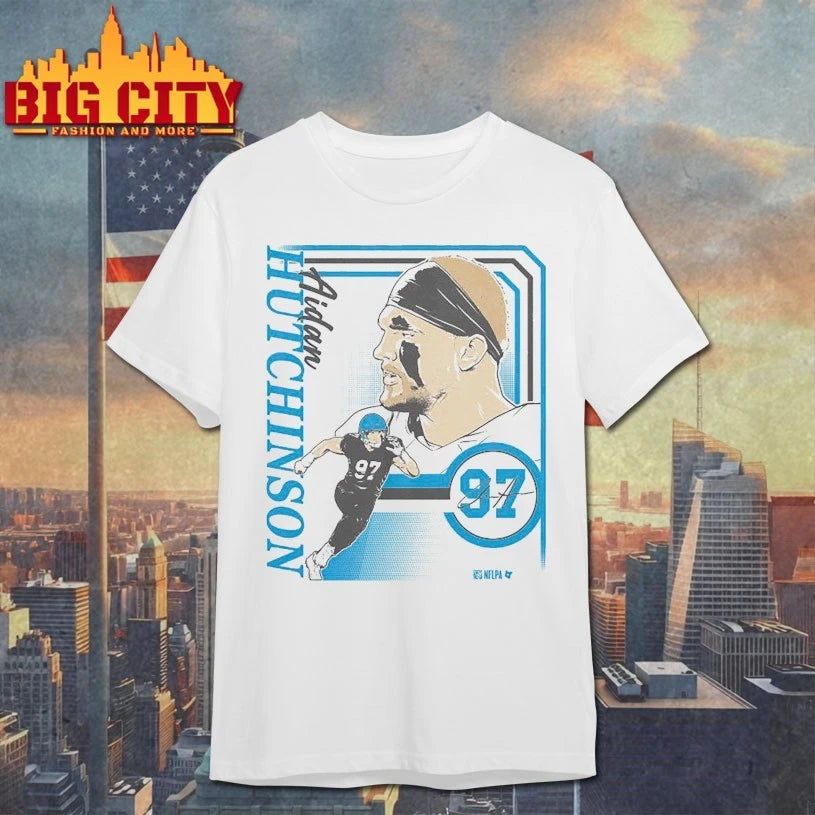 97 Aidan Hutchinson Collage Frame Shirt