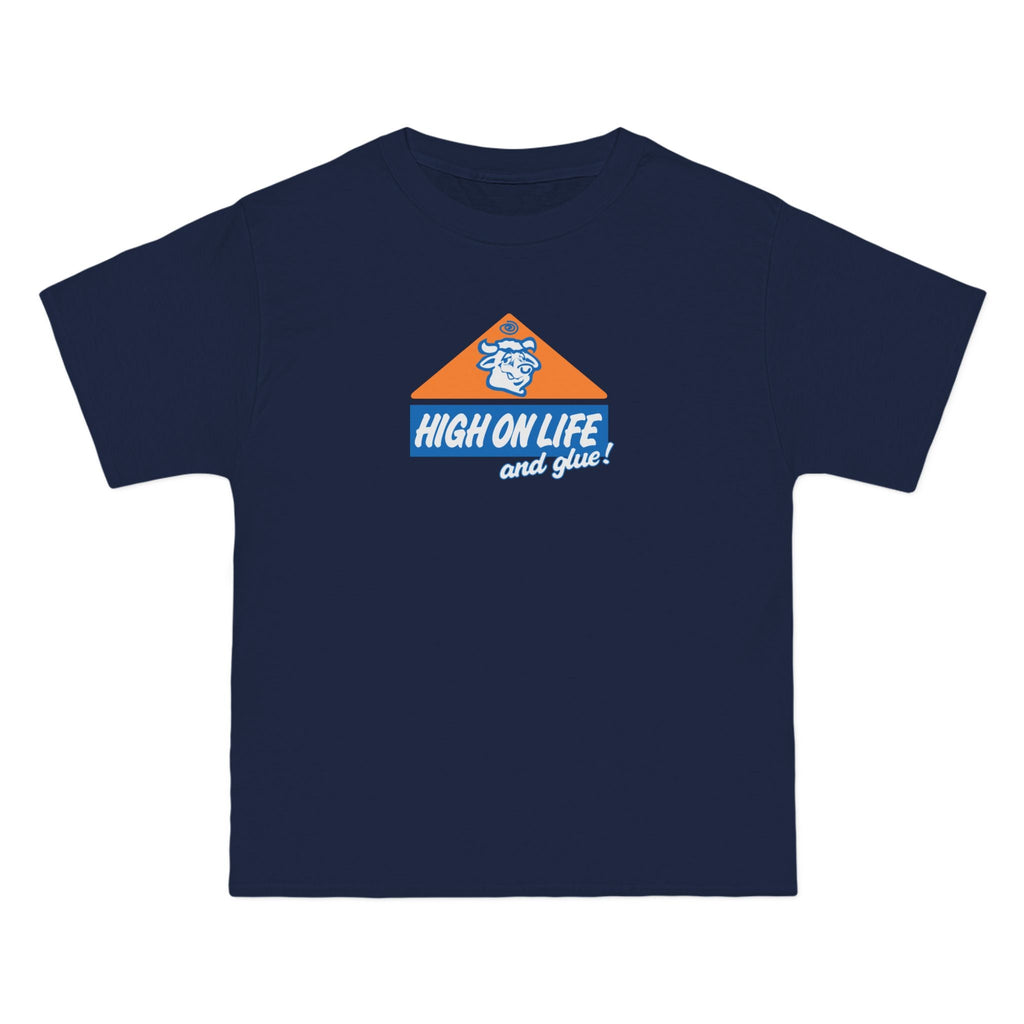 High On Life (And Glue) - Men's Heavyweight T-Shirt