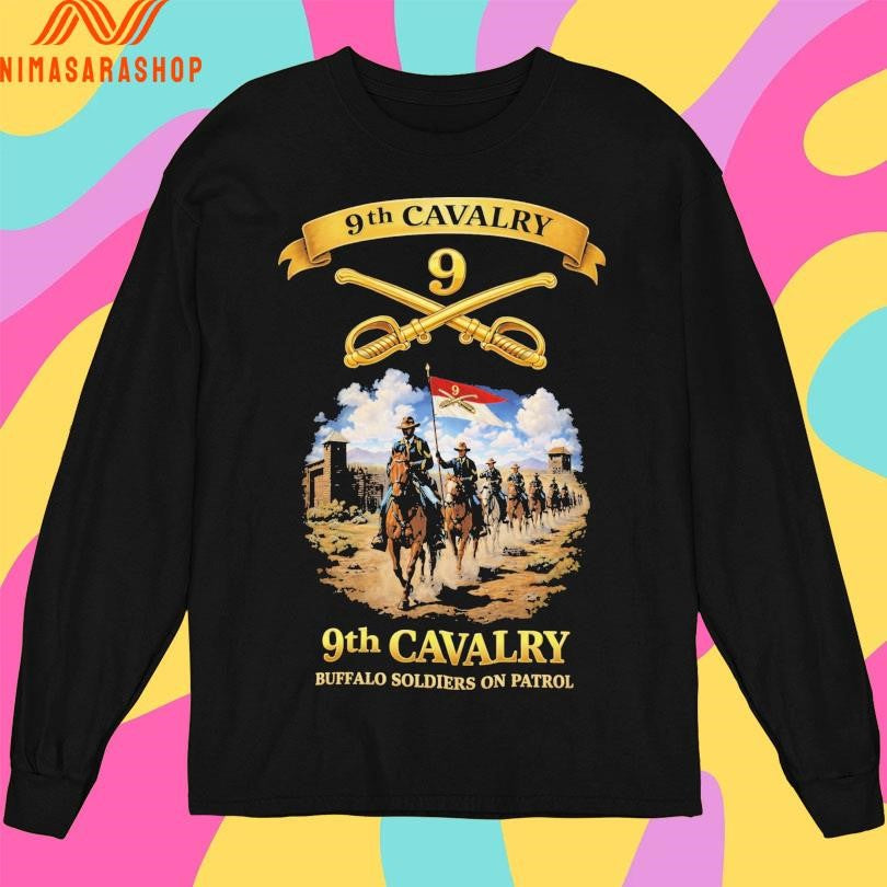9th Cavalry 9th Cavalry Buffalo Soldiers On Patrol Shirts