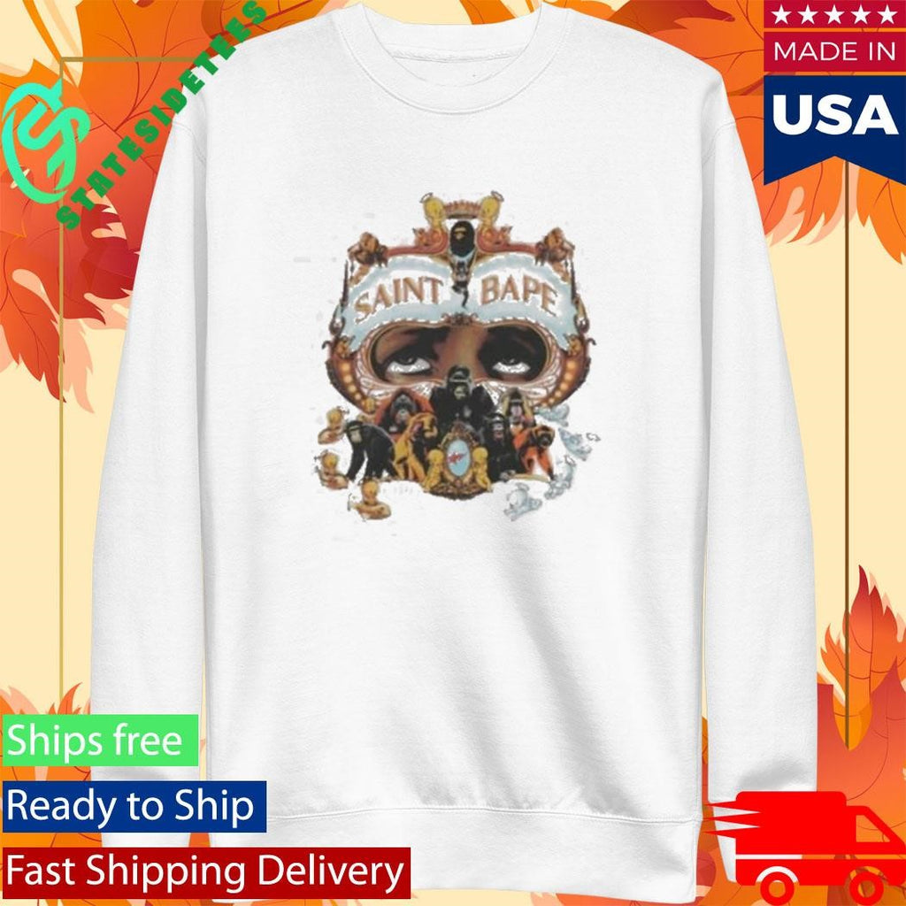 A Bathing Ape Bape X Saint Mxxxxxx Generation Shirt