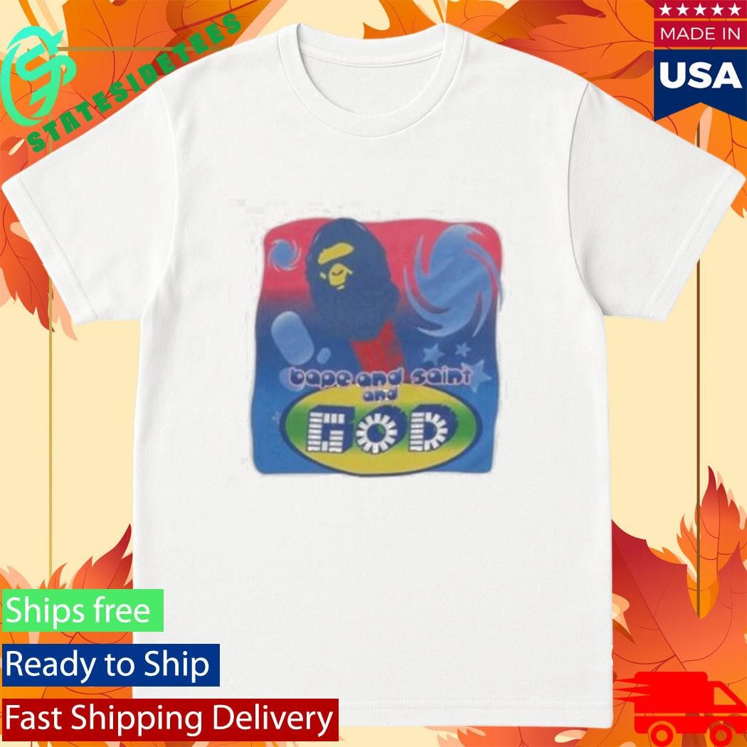 A Bathing Ape Bape X Saint Mxxxxxx God Shirt