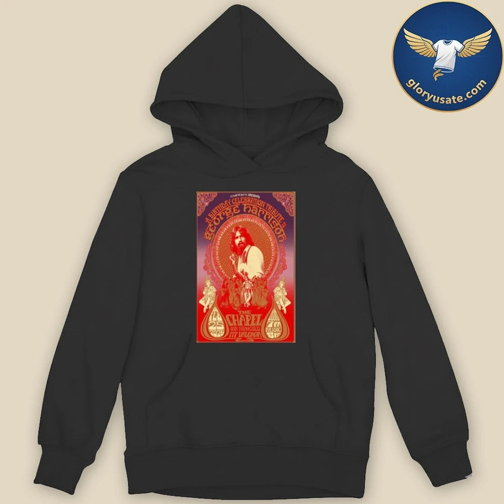 A Birthday Celebration Tribute to George Harrison February 25 2026 Tour Poster Shirt
