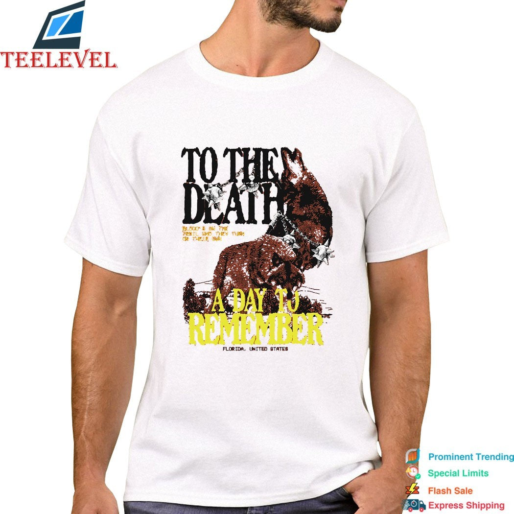 A Day To Remember To The Death Florida US Wolf T-shirts