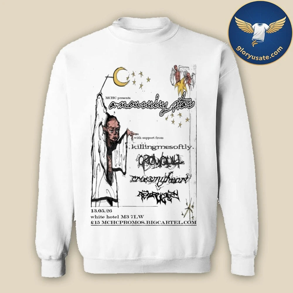 A Mourning Star may 13 2026 The White Hotel Salford M3 7LW Poster Shirt