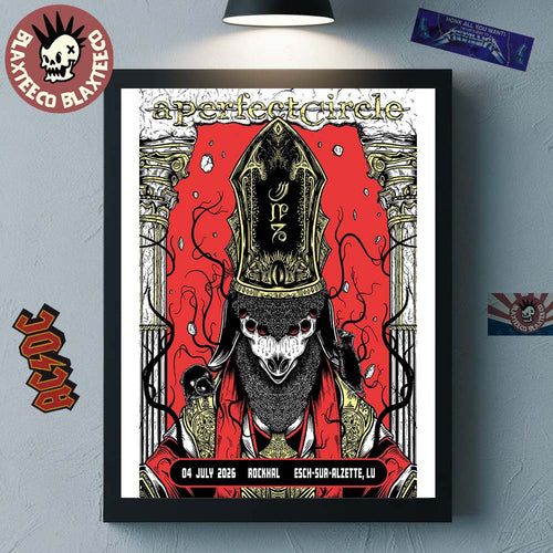 A Perfect Circle Esch-sur-Alzette Luxembourg 2026 Event Poster At Rockhal On 4 July 2026 Home Decor Poster Canvas