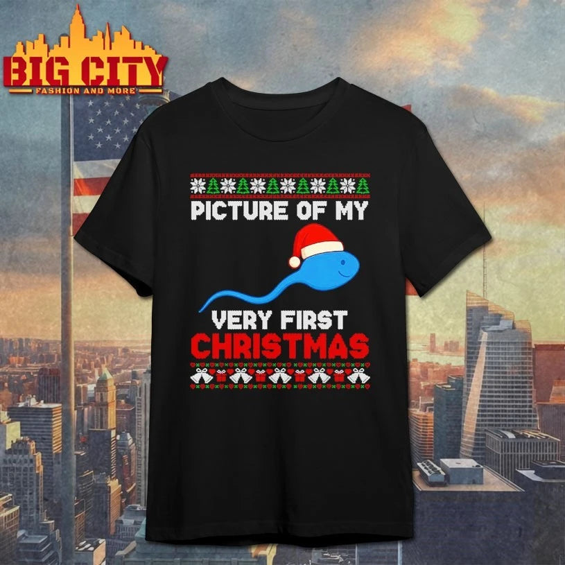 A Picture Of My Very First Christmas ugly shirt
