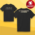 A Thousand Horses Initial Logo Two Sided Shirt