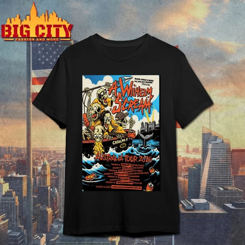 A Wilhelm Scream Australia 2026 Shows Poster shirt