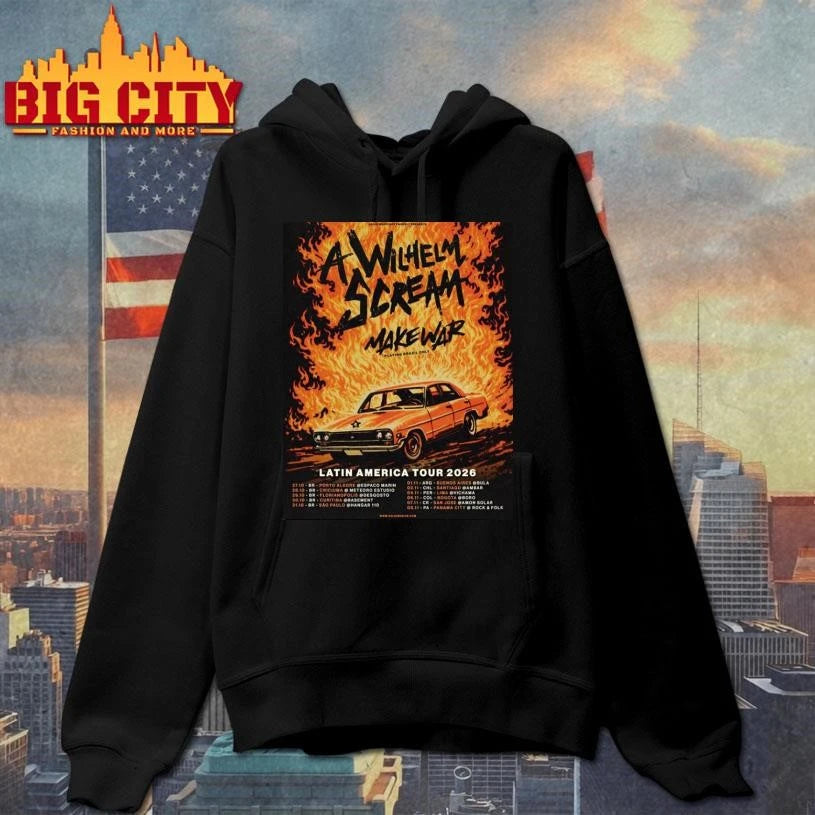 A Wilhelm Scream Latin America Tour 2026 Schedule Tour Dates Poster Shirt