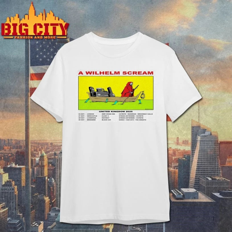 A Wilhelm Scream UK Tour 2025 Poster shirts