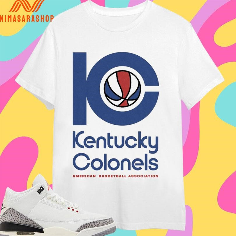 ABA Kentucky Colonels American Basketball Association Retro Logo Shirts
