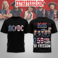 AC DC 250th USA Anniversary 250 Years Of Freedom T-Shirt