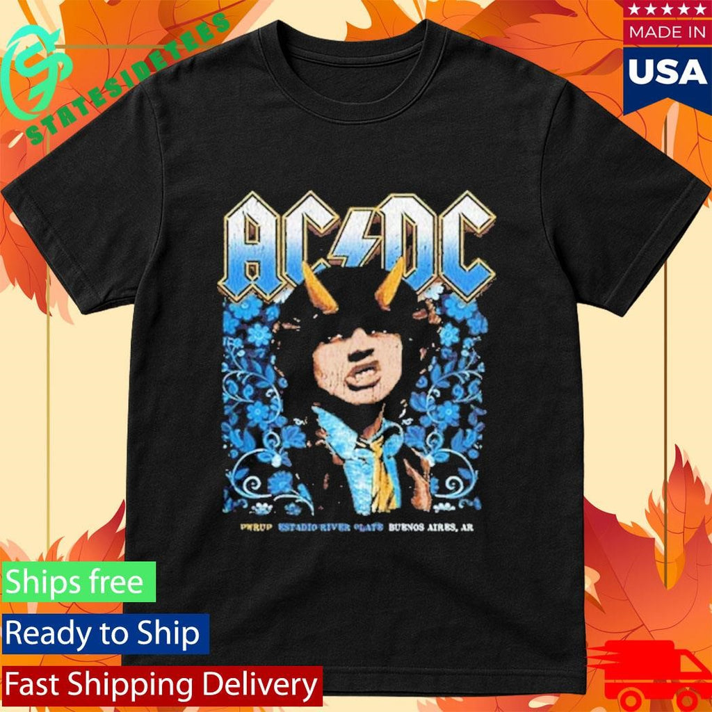 AC DC Merch Argentina PWR Up World Tour 2026 At Estadio River Plate In Buenos Aires Argentina On 23 27 31 March 2026 Im On The Highway To Hell T-Shirt