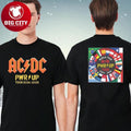 AC DC PWR UP World Tour Flags 2024-2026 Two Sided Shirt