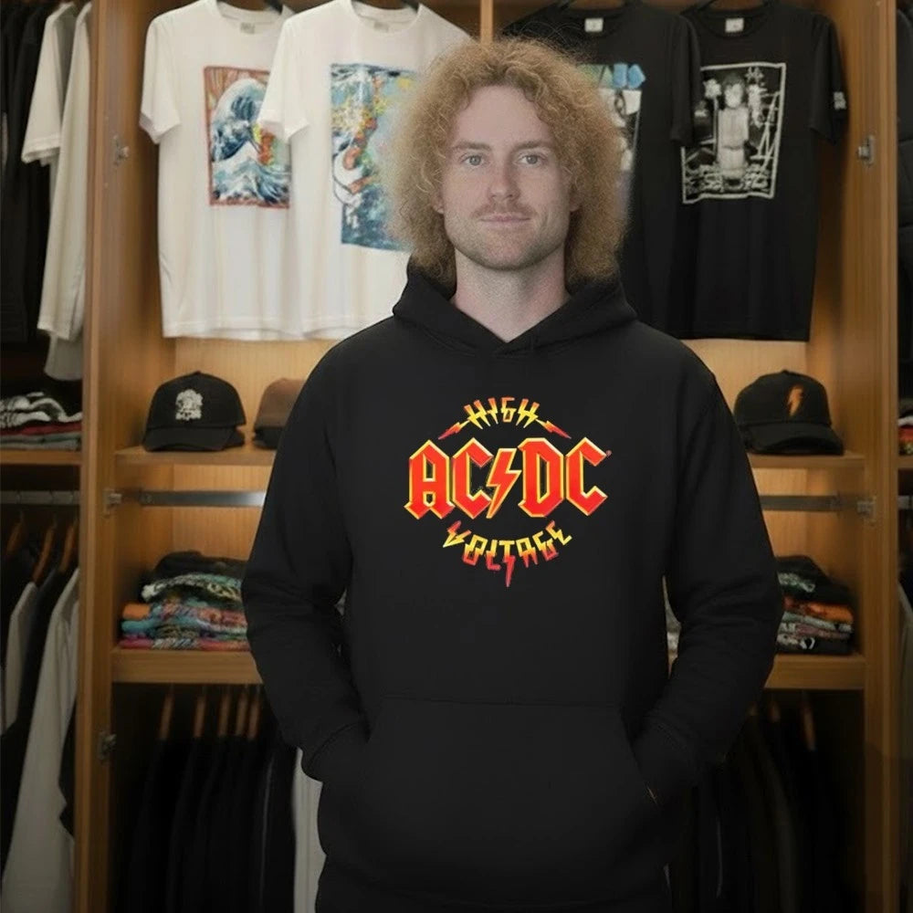 AC DC PWR Up Tour 2026 Sao Paulo Pop Up Merch At Tokio Marine Hall On February 28 March 4 2026 High Votage Two Sided Shirt