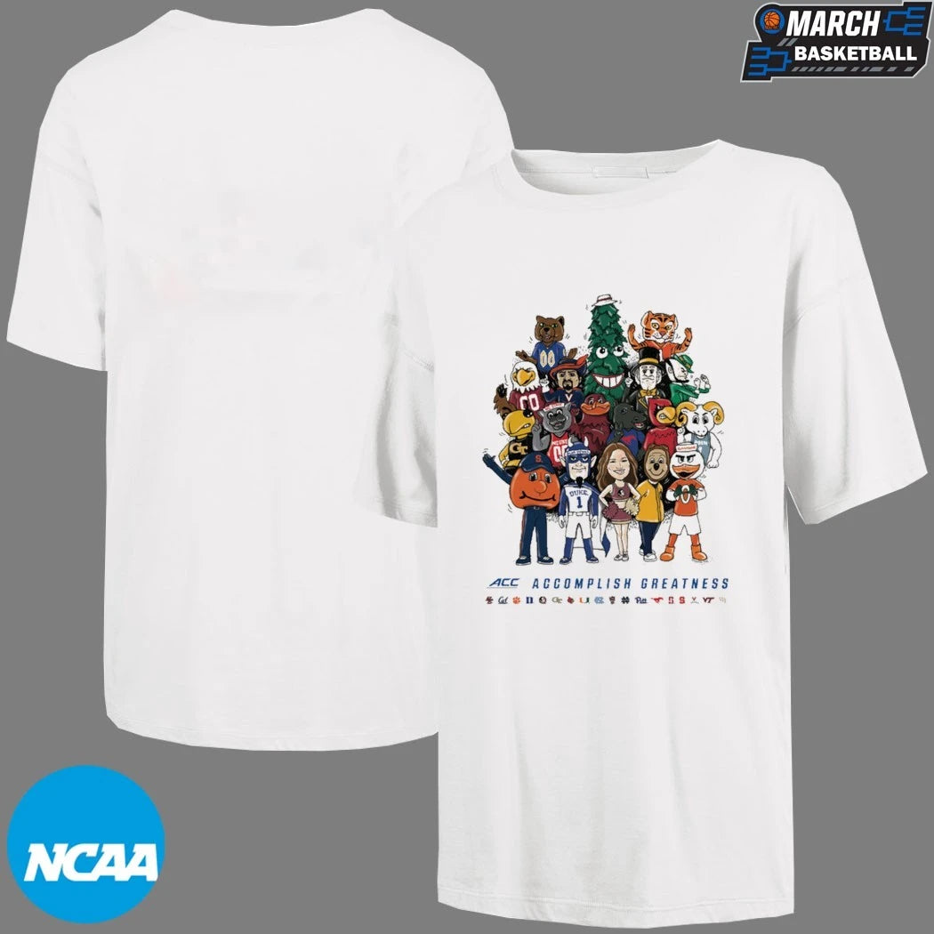 ACC Accomplish Greatness Conference Mascots T-Shirts