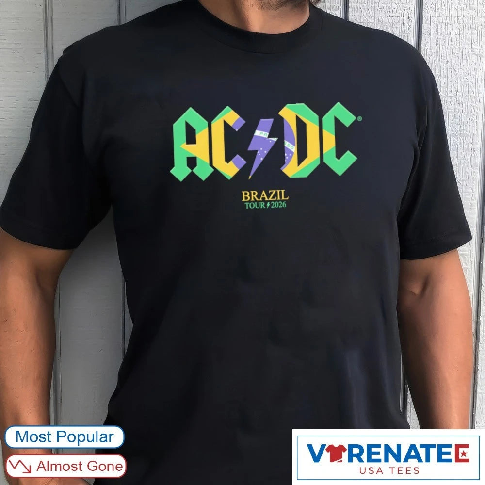 ACDC Brazil Pwr Up Tour 2026 shirt